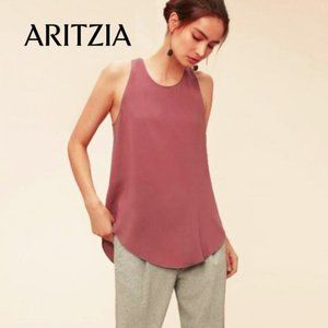 Aritzia Wilfred Sèvres Zipper Back Top